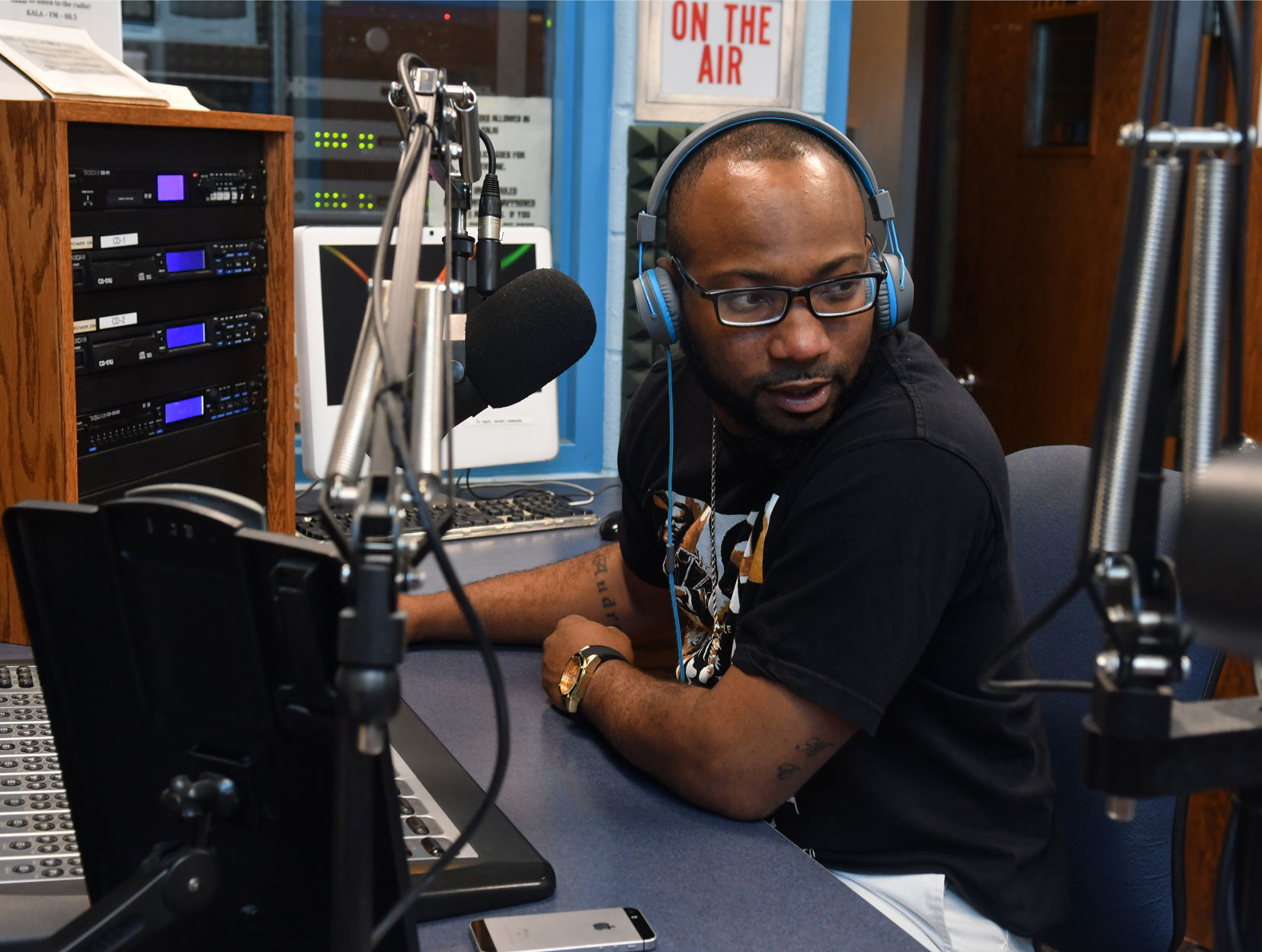 KALA radio DJ Aaron Shivers of East Moline.